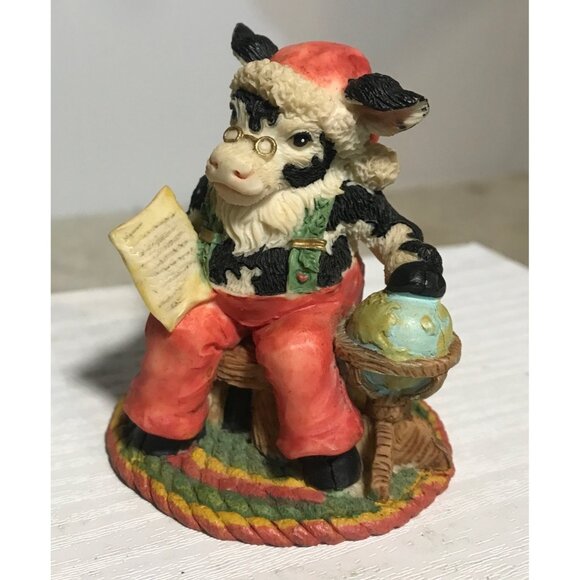 Ganz Cowtown Figurine Saint Nicowlas 1993 Figurine Handcrafted 2.75" - Picture 2 of 8